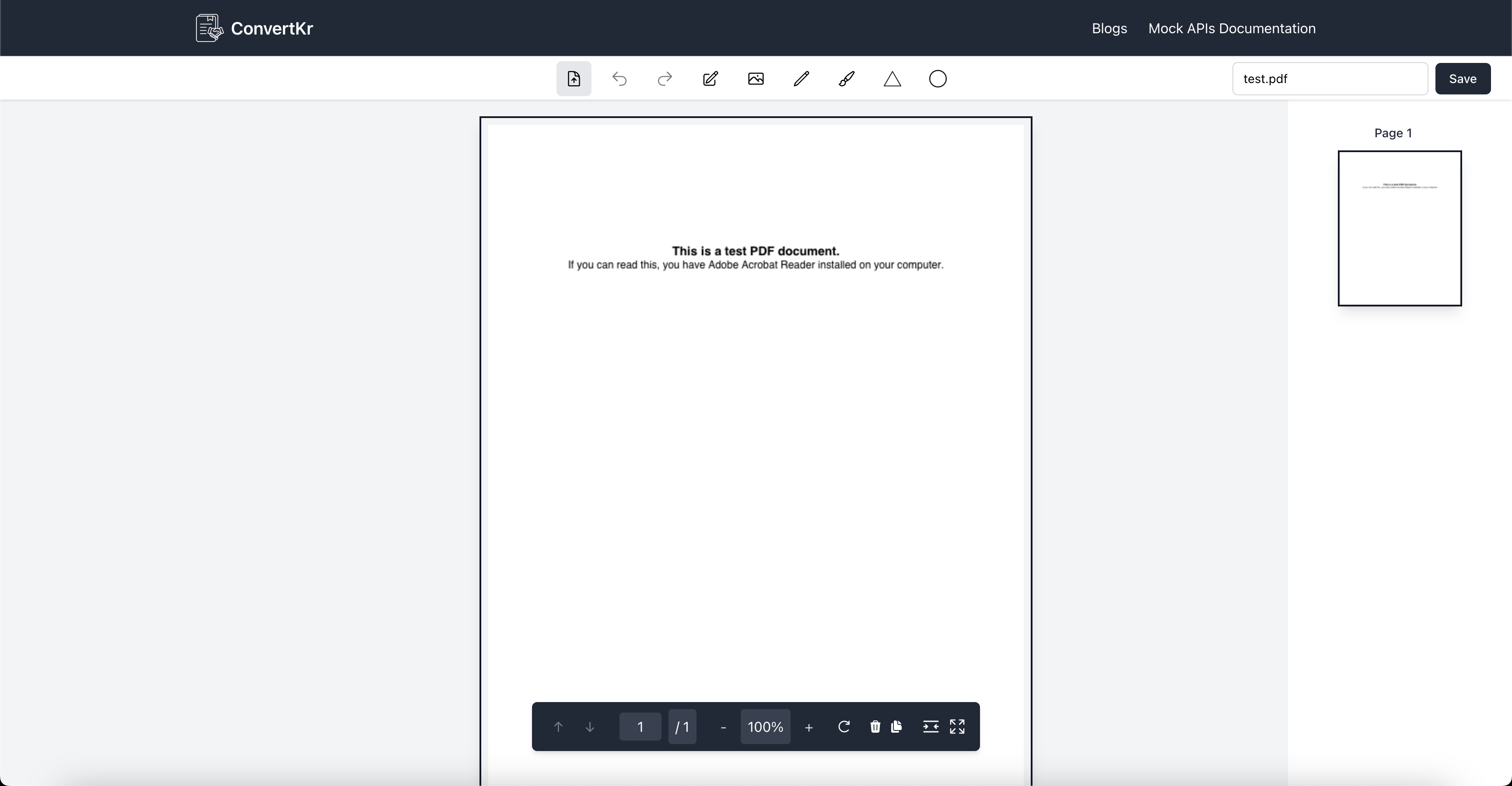 PDF Editor Preview